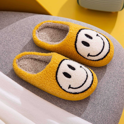 Melody Smiley Face Slippers-Jewearrings