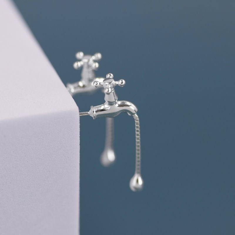 Inspiration Source Fun Faucet Personality Stud Earrings Fashion Creative And Elegant Ins-Jewearrings