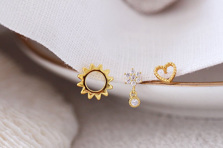 14K Gold Love Earrings-Jewearrings