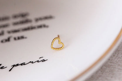 14K Gold Love Earrings-Jewearrings