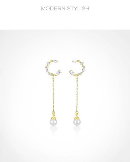 14K gold plated bohemian earrings-Jewearrings