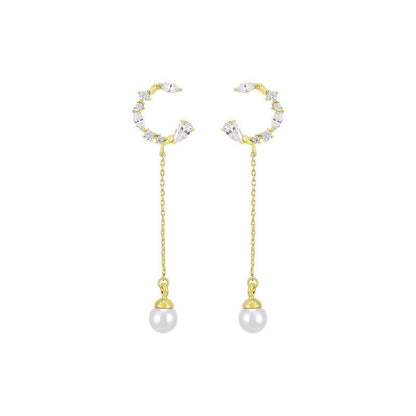 14K gold plated bohemian earrings-Jewearrings