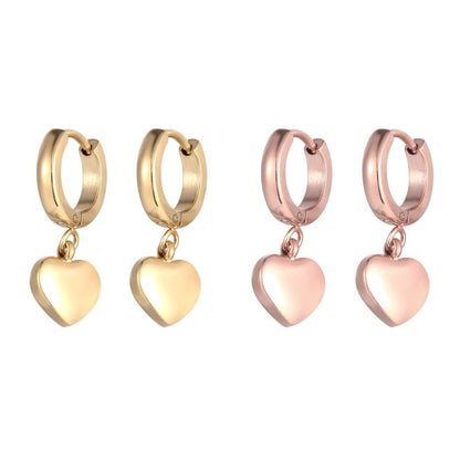 14K Rose Gold Earrings-Jewearrings