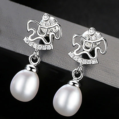 Women's Fashion S925 Sterling Silver Stud Earrings-Jewearrings