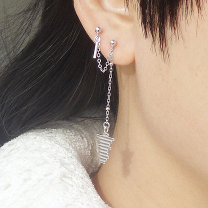 Design Earrings Whole Body S925 Silver Platinum Plated-Jewearrings