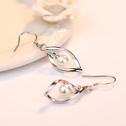 Reverse pearl earrings-Jewearrings