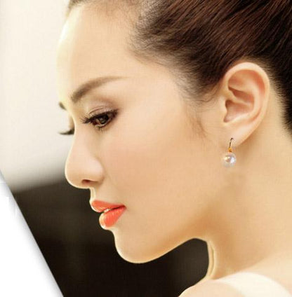 Simple pearl earrings for women-Jewearrings