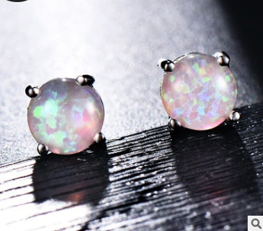 Personalized All-Match Opal Opal Fashion Earrings Earrings Female Earrings Earrings-Jewearrings