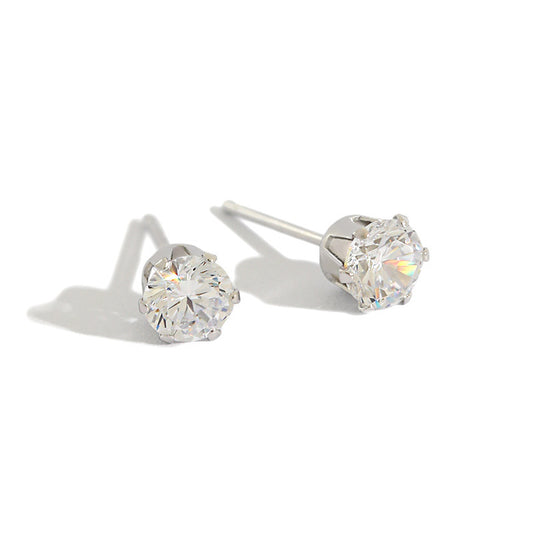 S925 Sterling Silver Stud Earrings-Jewearrings