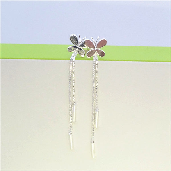 Silver Earrings Weihua Women's European And American Retro Tassel Women's Earrings Women's Foreign Trade Original Single Export Earrings-Jewearrings