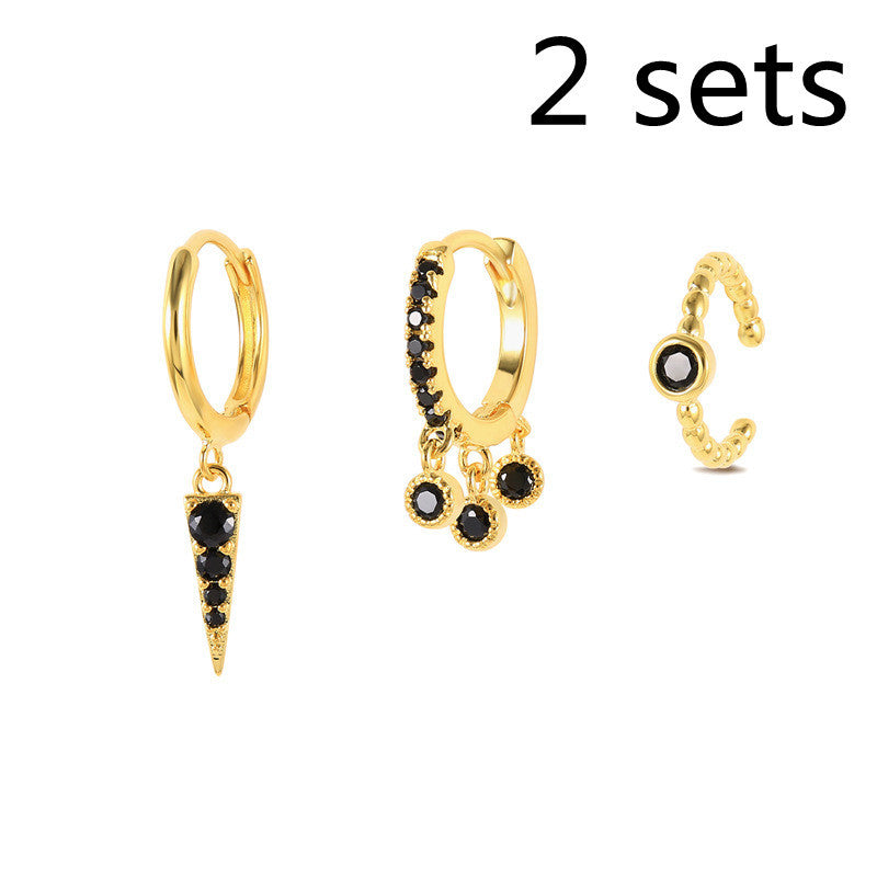 Earrings Ear Clips Bone Clip Set 4-piece Combination-Jewearrings