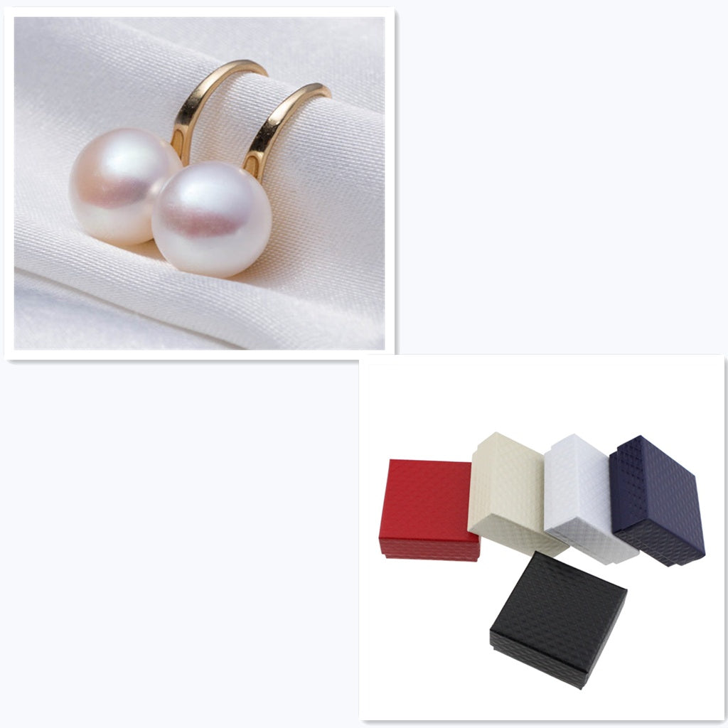 Micro-set pearl earrings-Jewearrings