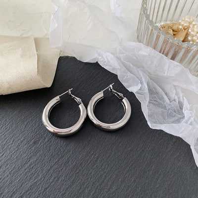 Ring hoop earrings-Jewearrings