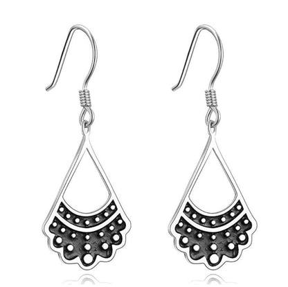 Drop oil alloy stud earrings-Jewearrings