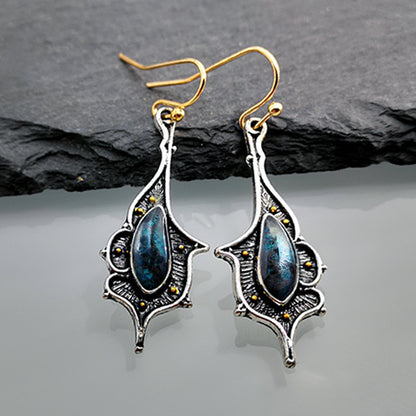 Fashion Creative Little Swan Color Opal Earrings Women-Jewearrings