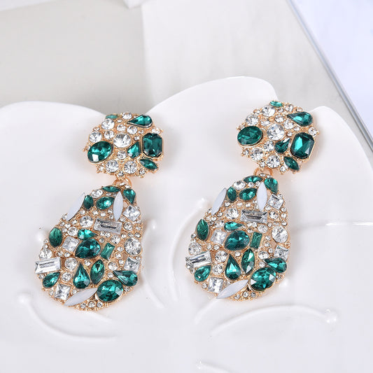 Luxury Women Jewelry Colorful Accessories Graceful Ladys Dangle Earrings-Jewearrings