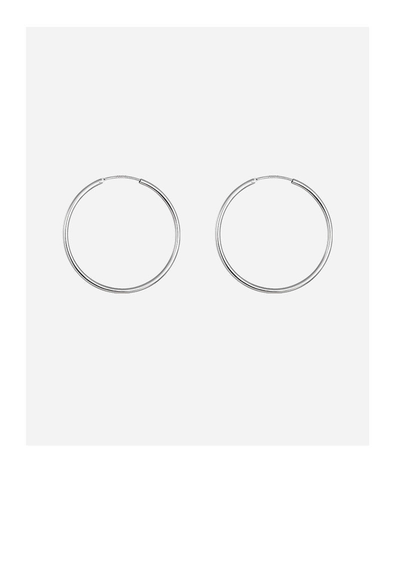 Stylish Simplicity Round Circle Hoop Earrings-Jewearrings