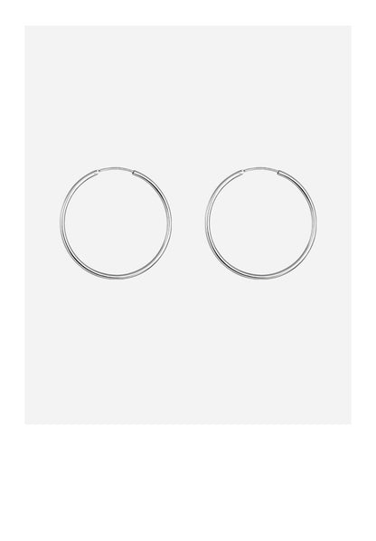 Stylish Simplicity Round Circle Hoop Earrings-Jewearrings