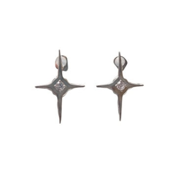 S925 Silver Needle European And American Cross Border Earrings Star Stud-Jewearrings