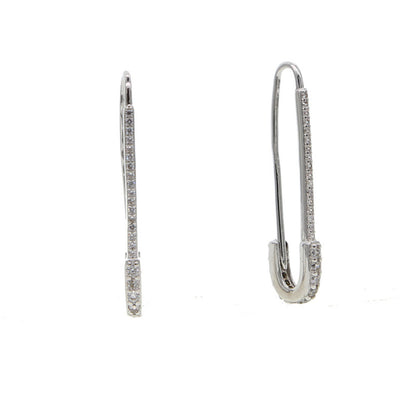 Simple Stud Earrings Pin Creative Small Earrings With Diamonds-Jewearrings