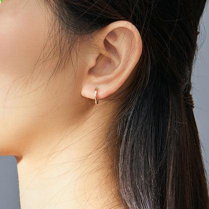 Real Gold Plated Ear Clip s925 Pure Silver Earrings-Jewearrings