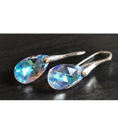 Colorful Crystal Drop Earrings-Jewearrings