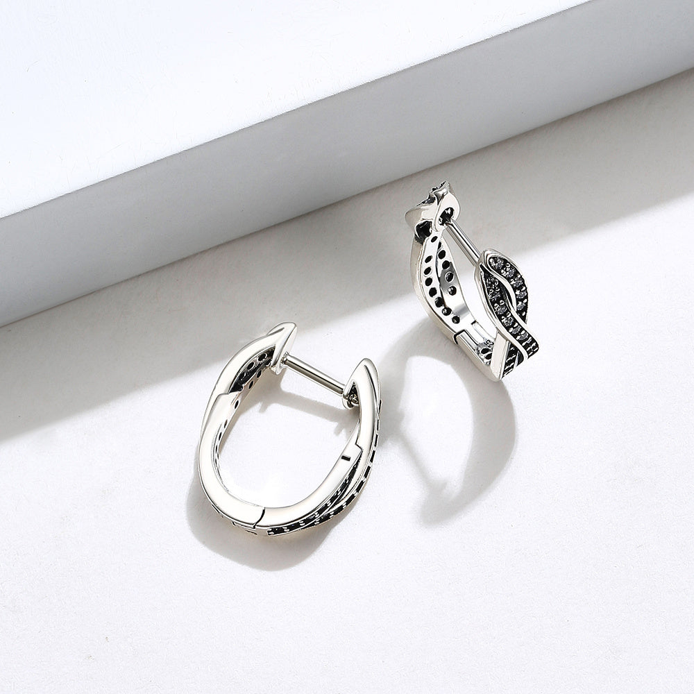 S925 Sterling Silver Stud Earrings Fashion Lady-Jewearrings