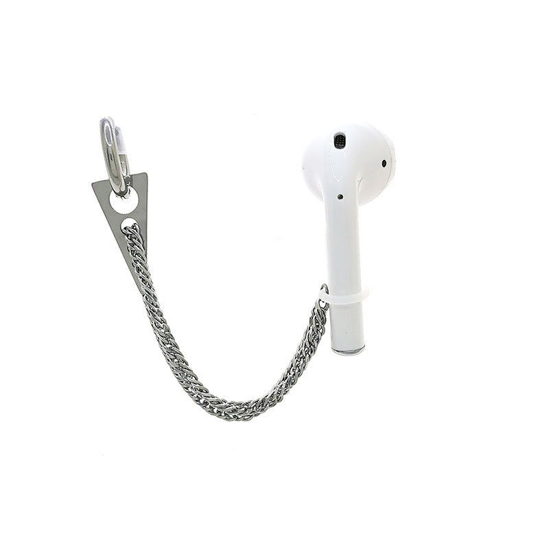 Compatible with Apple, Earphone Anti-lost Airpods Universal Earrings Non-pierced Ear Clip Titanium Steel Non-fading Sports Ear Buckle-Jewearrings