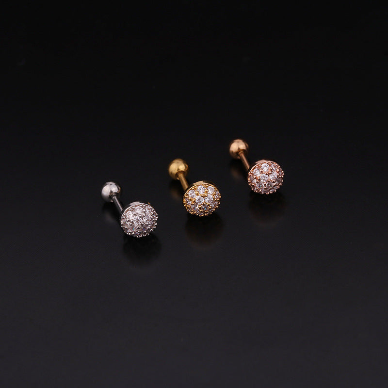 Pearl Studs Women's Fashion Earrings, A Variety Of Optional Ear Bone Piercing Jewelry-Jewearrings