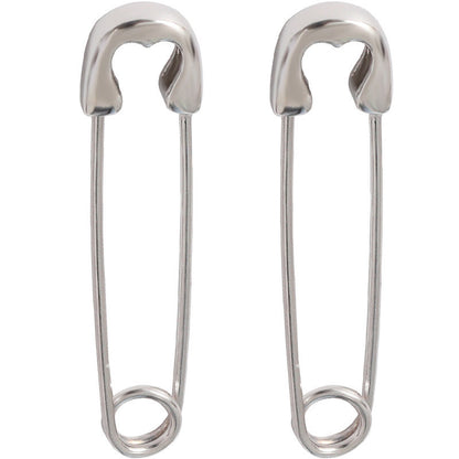 925 Sterling Silver Paper Clip Earrings-Jewearrings