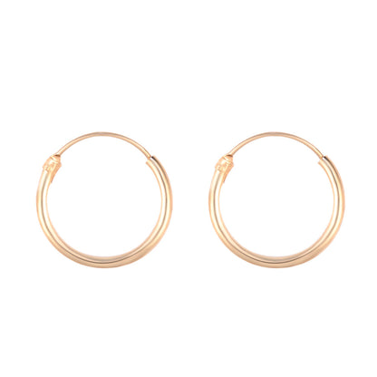 Vintage Glossy Geometry Round Circle Black Gold Silver Color Earrings for Women Kolczyki Damskie Hoop Earring Pendientes Mujer-Jewearrings