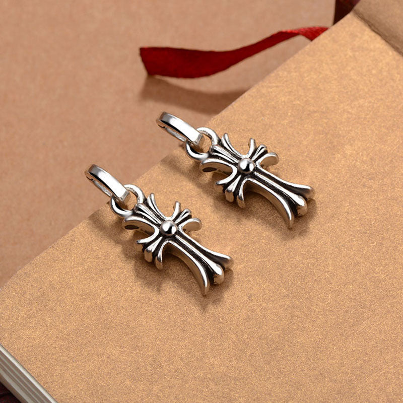 Jewelry Earrings Punk European And American Stud Earrings Retro Cross Earrings-Jewearrings