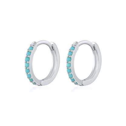 Women And Men Silver Earrings Hoops-Jewearrings