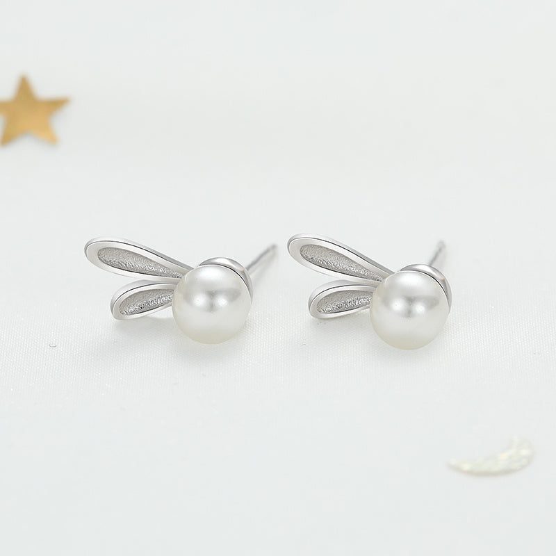 Natural Pearl Stud Earrings-Jewearrings