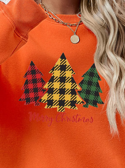 MERRY CHRISTMAS Dropped Shoulder Sweatshirt-Jewearrings