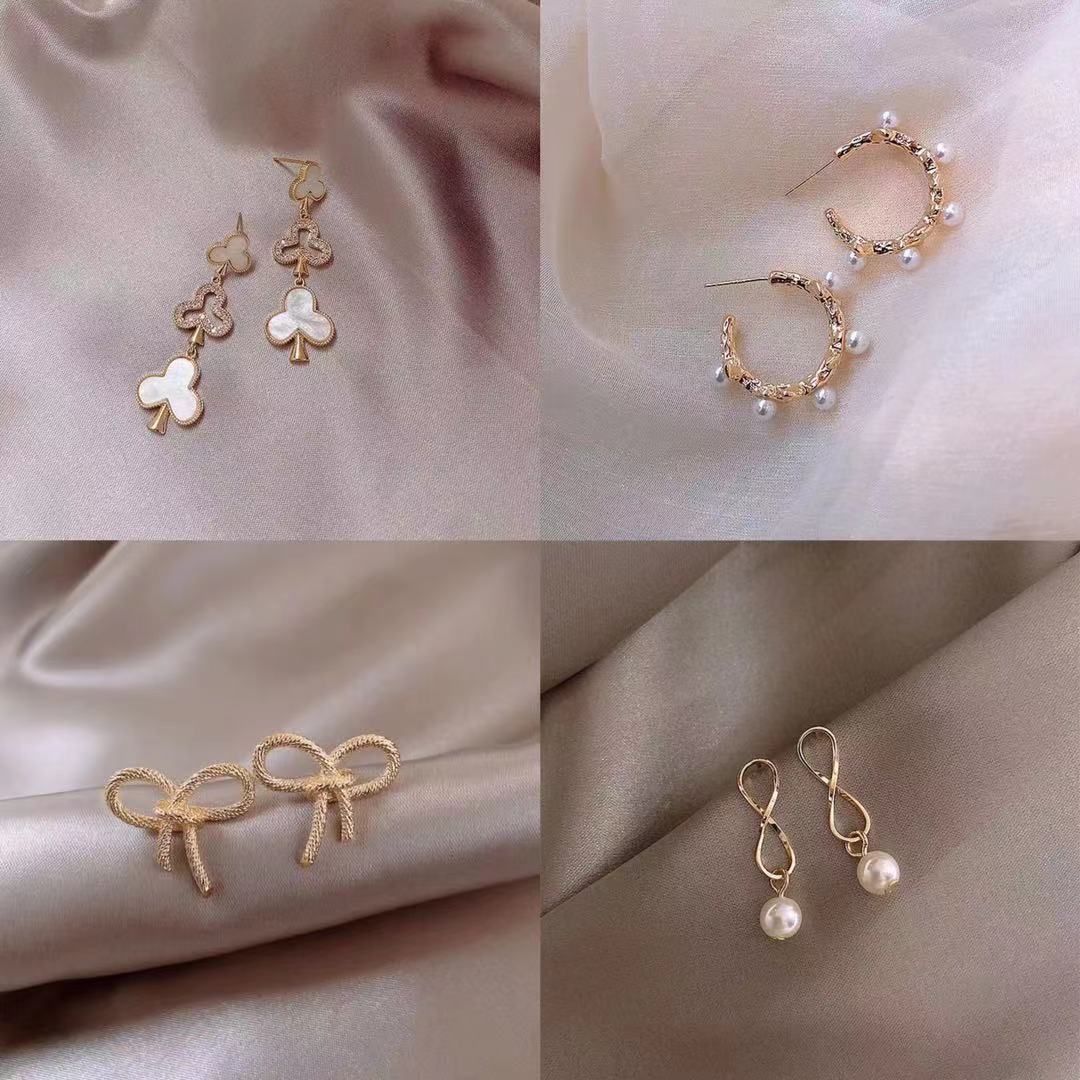 S925 Silver Needle Korean Version Of The New Pearl Earrings Women-Jewearrings