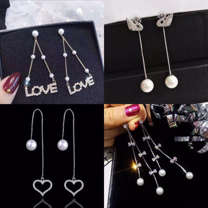 S925 Silver Needle Korean Version Of The New Pearl Earrings Women-Jewearrings