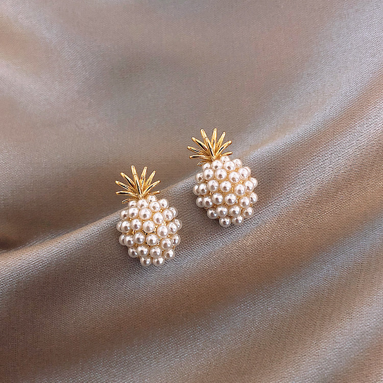 Korean High-end Earrings Female Sterling Silver Needle Temperament Earrings-Jewearrings