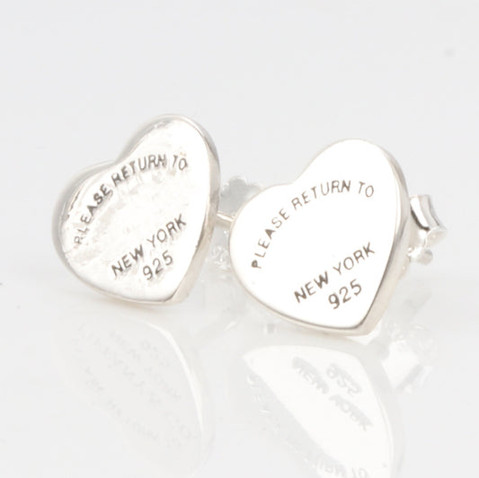 Simple And Versatile Mini Heart-shaped Stud Earrings-Jewearrings