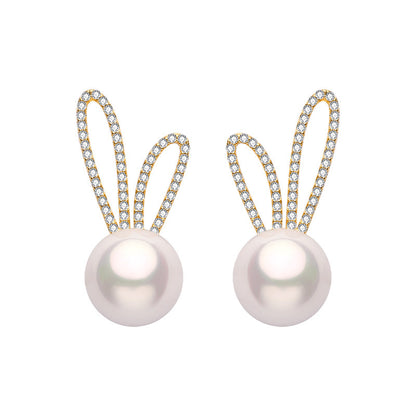 Pearl Earrings Women's Light Luxury Niche Design High-end Sense Of Temperament Earrings-Jewearrings