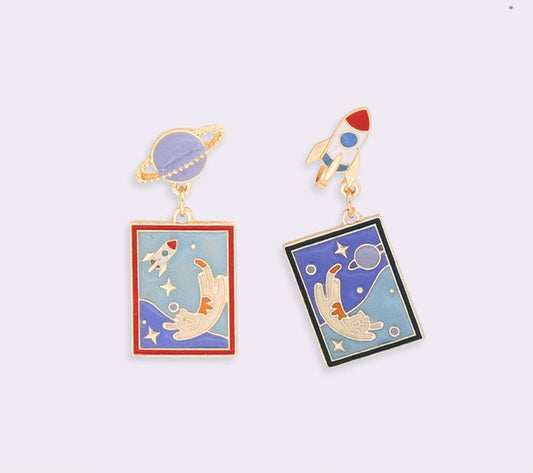 Earrings Girl Korean Earrings Without Pierced Ear Clip Female Jewelry-Jewearrings