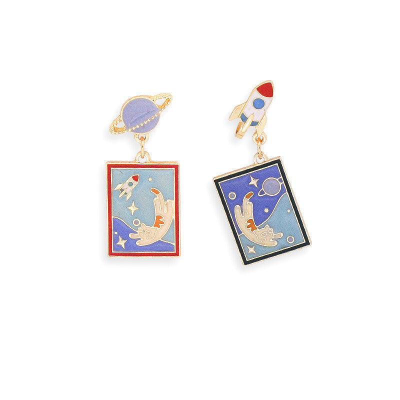 Earrings Girl Korean Earrings Without Pierced Ear Clip Female Jewelry-Jewearrings