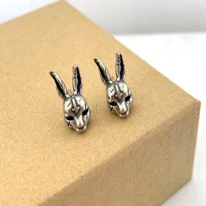 Vintage Old Cute Cross Rabbit Creative Earrings Earrings-Jewearrings