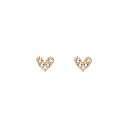 Love Earrings Ear Bone Ear Clip Exquisite Female Simple Temperament-Jewearrings