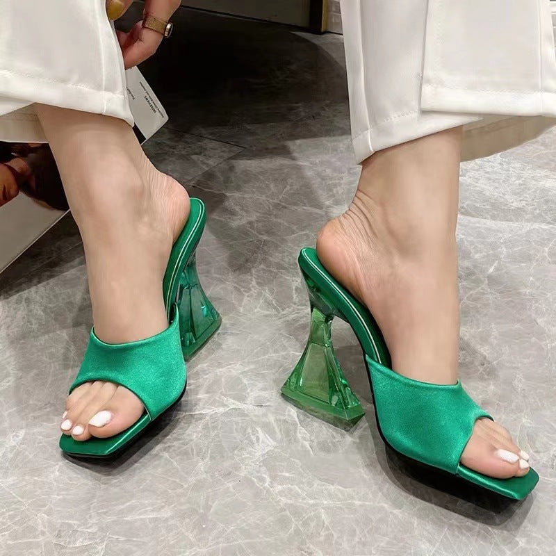 Open Toe High Heel Sandals-Jewearrings