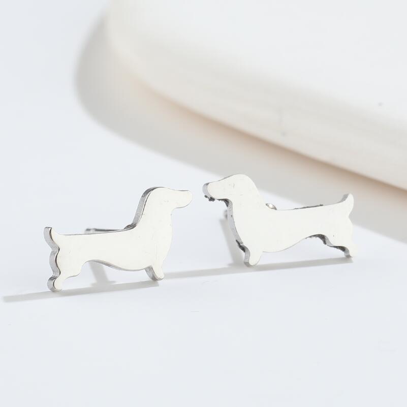 Cute Elf Animal Stud Earrings For Women Ins Style Personalized Earclip-Jewearrings