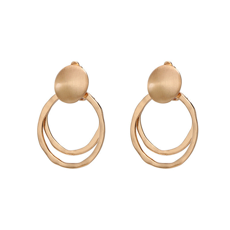 European And American Retro Women's Ear Clip Trendy Earrings-Jewearrings