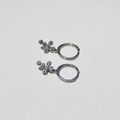 S925 Sterling Silver Cross Earrings-Jewearrings