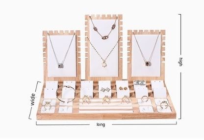 Jewelry Display Stand Earrings Jewelry Props Jewelry Rack Ear Stud Necklace Ring Bracelet Necklace Plate-Jewearrings