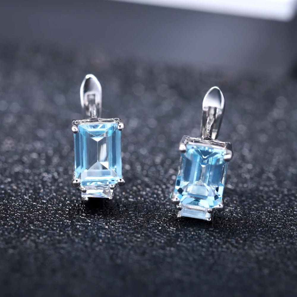 Affordable Luxury Fashion Simple And Natural Topaz Stud Earrings-Jewearrings